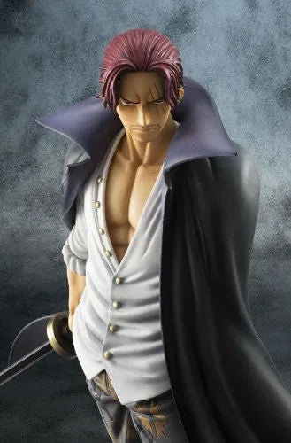 Red Haired Shanks | Marineford Versionㅤ – MegaHouse – ActionFigure Brasil — com base expositora