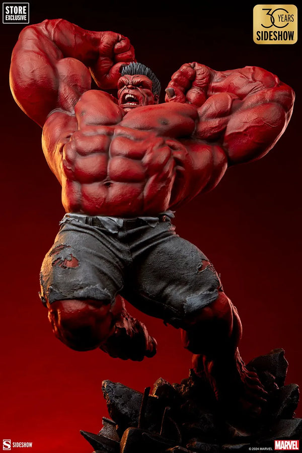 Red Hulk: Thunderbolt Ross - LIMITED EDITION: 750 (Red - Variant) – Sideshow Collectibles – ActionFigure Brasil