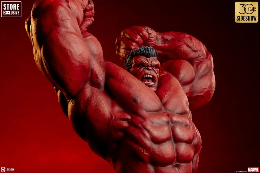 Red Hulk: Thunderbolt Ross - LIMITED EDITION: 750 (Red - Variant) – Sideshow Collectibles – ActionFigure Brasil