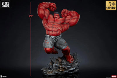 Red Hulk: Thunderbolt Ross - LIMITED EDITION: 750 (Red - Variant) – Sideshow Collectibles – ActionFigure Brasil — embalagem