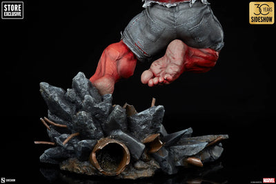 Red Hulk: Thunderbolt Ross - LIMITED EDITION: 750 (Red - Variant) – Sideshow Collectibles – ActionFigure Brasil — detalhe do produto