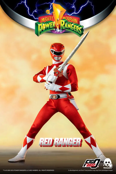 Red Ranger – Threezero – ActionFigure Brasil — com base expositora