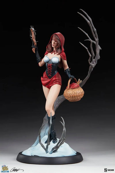 Red Riding Hood - LIMITED EDITION: 4000 (Exclusive) – Sideshow Collectibles – ActionFigure Brasil — com base expositora