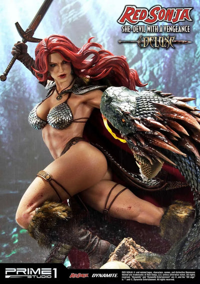 Red Sonja (Deluxe Version) Red Sonja – Prime1Studio – ActionFigure Brasil