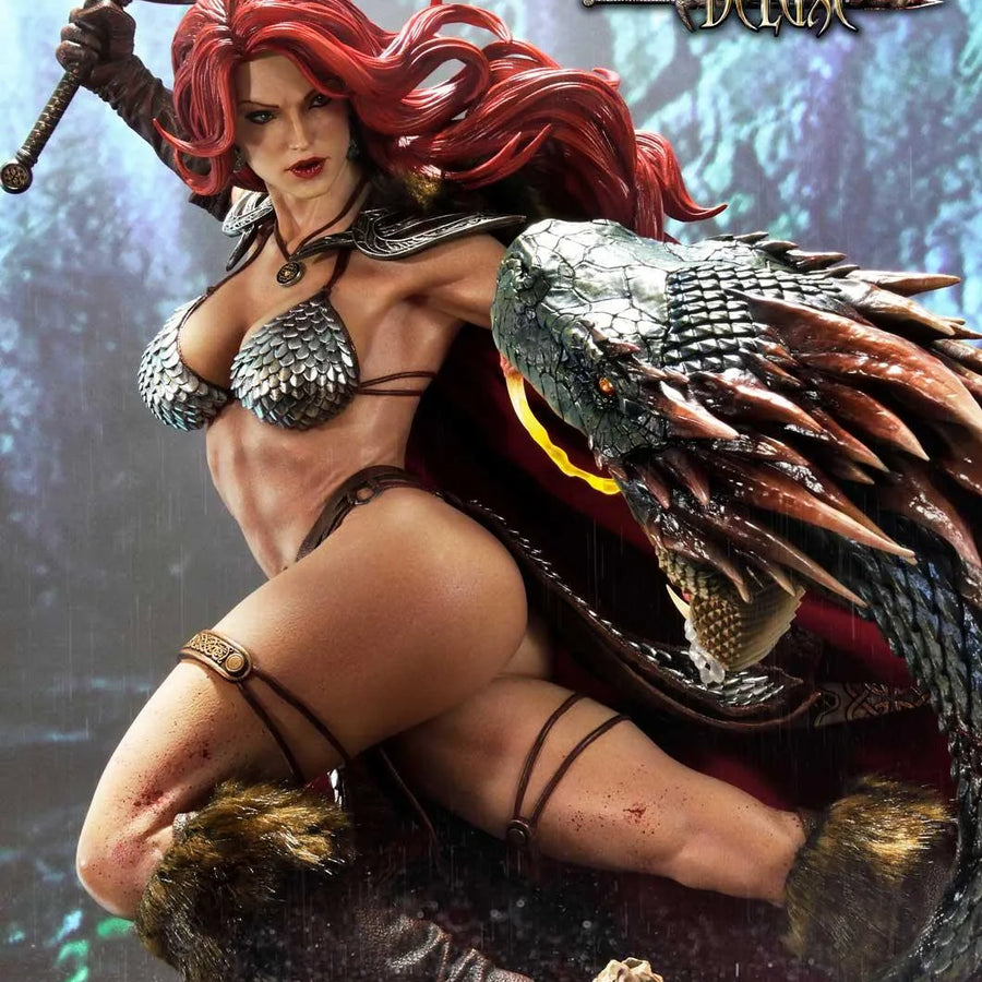 Red Sonja (Deluxe Version) Red Sonja – Prime1Studio – ActionFigure Brasil
