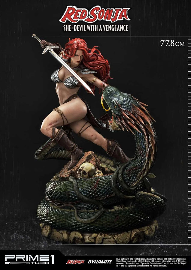 Red Sonja (Deluxe Version) Red Sonja – Prime1Studio – ActionFigure Brasil