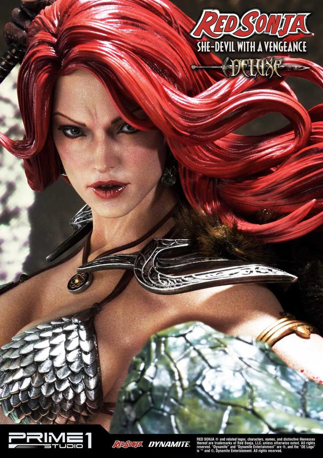 Red Sonja (Deluxe Version) Red Sonja – Prime1Studio – ActionFigure Brasil