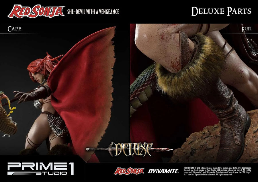 Red Sonja (Deluxe Version) Red Sonja – Prime1Studio – ActionFigure Brasil