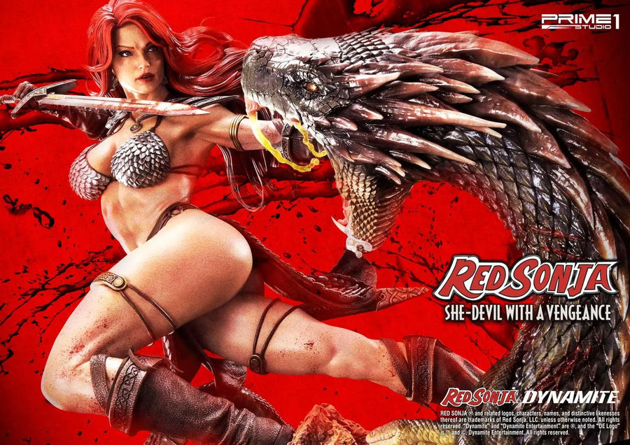 Red Sonja (Deluxe Version) Red Sonja – Prime1Studio – ActionFigure Brasil