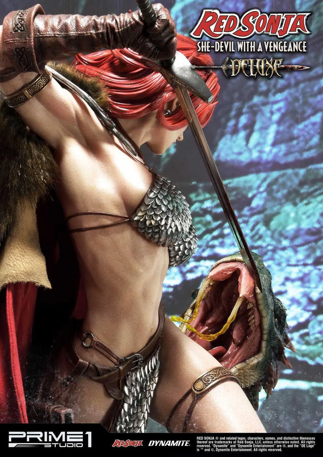 Red Sonja (Deluxe Version) Red Sonja – Prime1Studio – ActionFigure Brasil