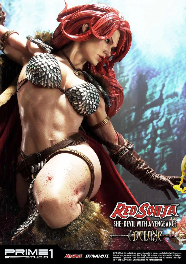 Red Sonja (Deluxe Version) Red Sonja – Prime1Studio – ActionFigure Brasil