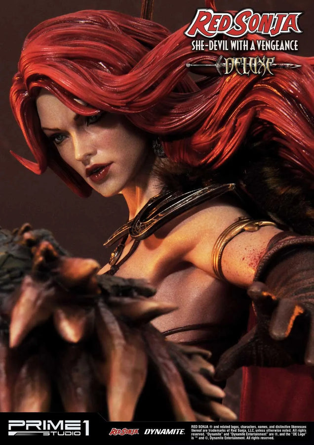 Red Sonja (Deluxe Version) Red Sonja – Prime1Studio – ActionFigure Brasil