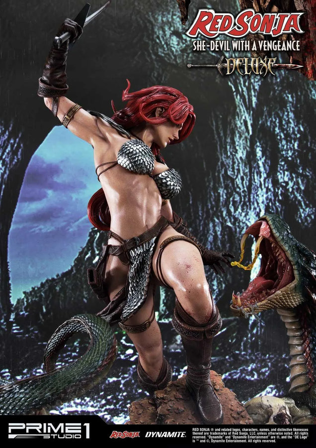 Red Sonja (Deluxe Version) Red Sonja – Prime1Studio – ActionFigure Brasil