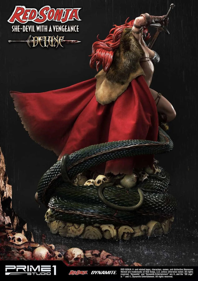Red Sonja (Deluxe Version) Red Sonja – Prime1Studio – ActionFigure Brasil