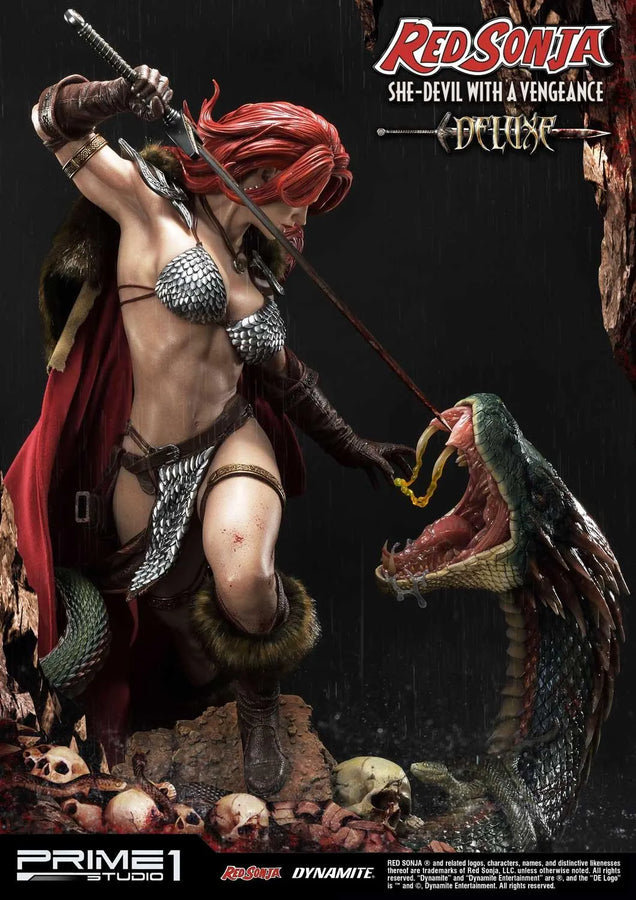 Red Sonja (Deluxe Version) Red Sonja – Prime1Studio – ActionFigure Brasil
