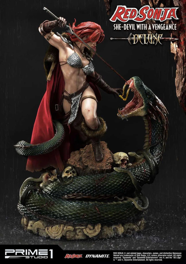 Red Sonja (Deluxe Version) Red Sonja – Prime1Studio – ActionFigure Brasil