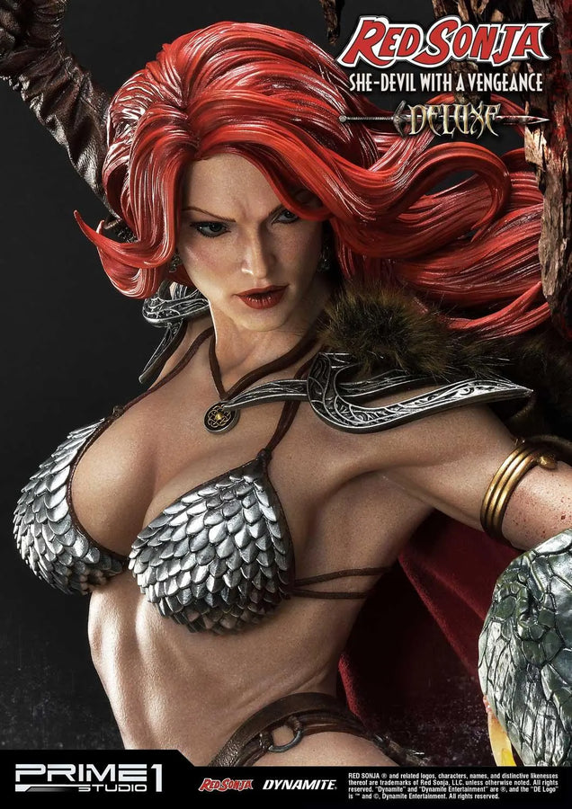 Red Sonja (Deluxe Version) Red Sonja – Prime1Studio – ActionFigure Brasil