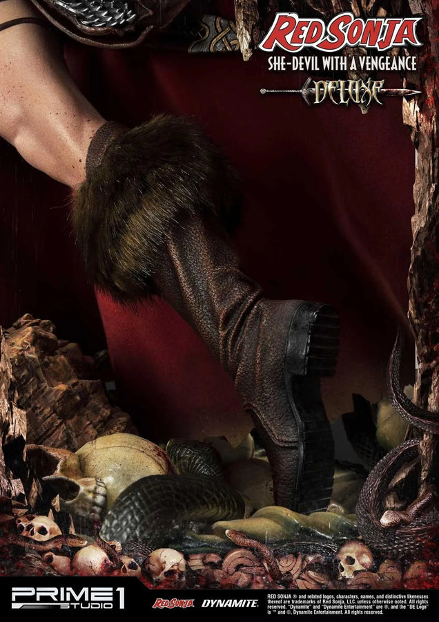 Red Sonja (Deluxe Version) Red Sonja – Prime1Studio – ActionFigure Brasil
