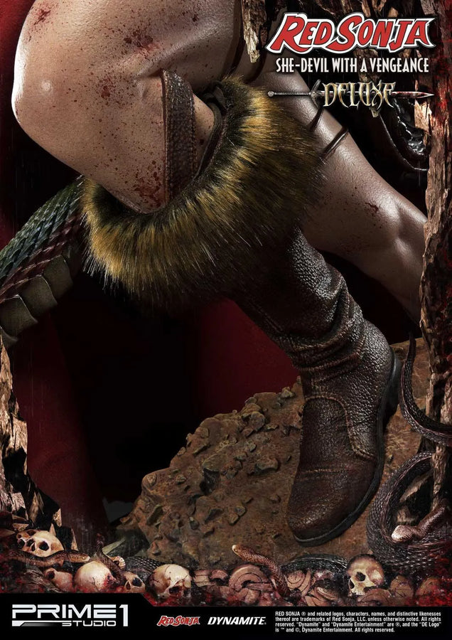 Red Sonja (Deluxe Version) Red Sonja – Prime1Studio – ActionFigure Brasil