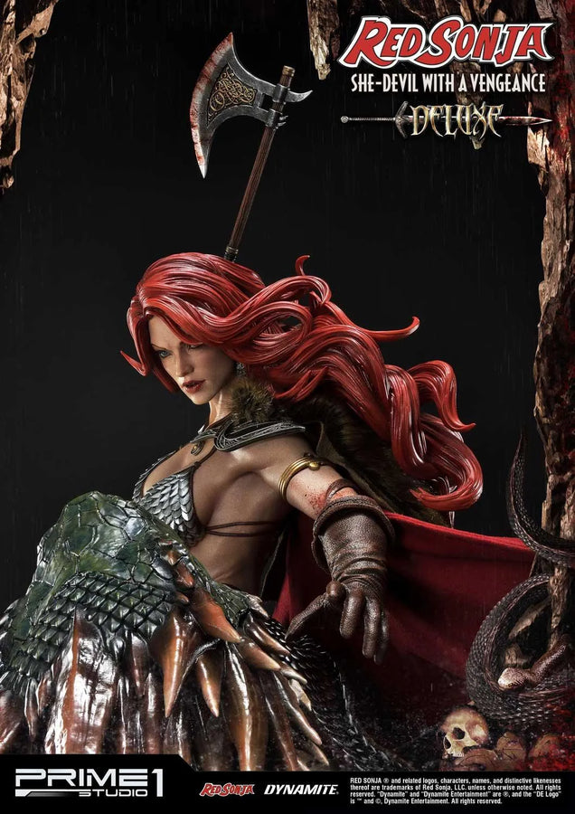 Red Sonja (Deluxe Version) Red Sonja – Prime1Studio – ActionFigure Brasil