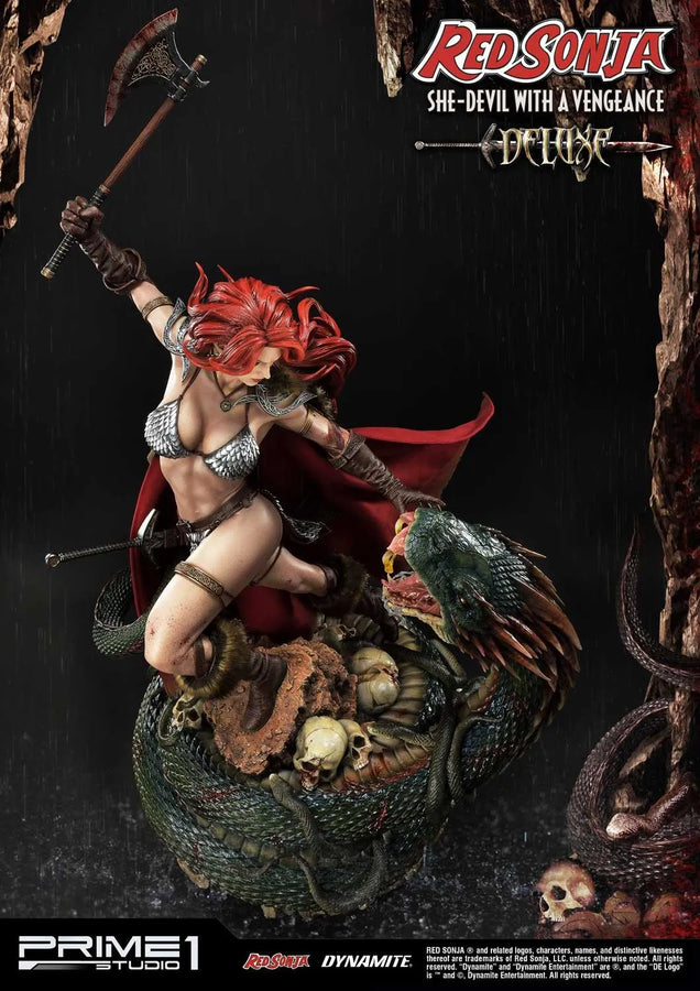 Red Sonja (Deluxe Version) Red Sonja – Prime1Studio – ActionFigure Brasil