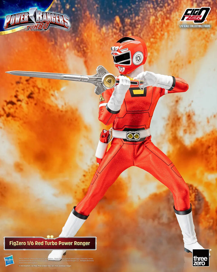 Red Turbo Power Ranger – Threezero – ActionFigure Brasil