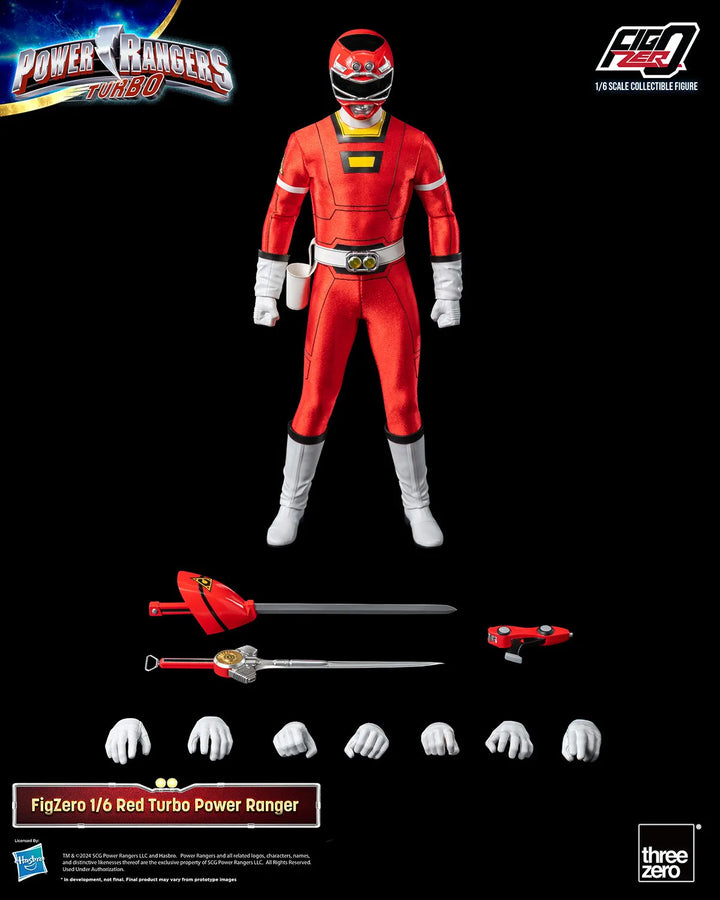 Red Turbo Power Ranger – Threezero – ActionFigure Brasil
