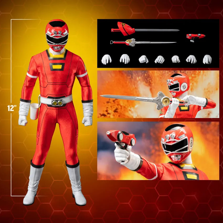 Red Turbo Power Ranger – Threezero – ActionFigure Brasil