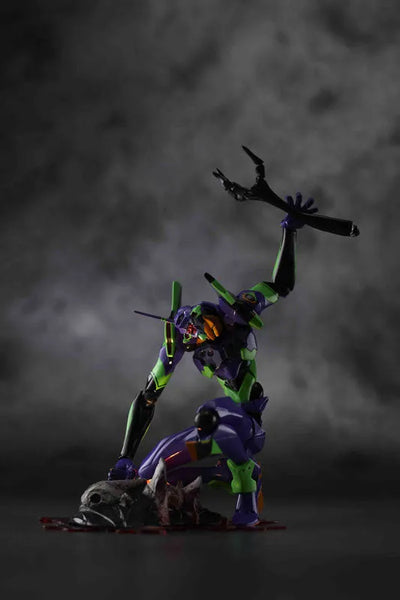 Revoltech Yamaguchi No.100 (NR95) Evangelion Evolution "EVA-01 TEST TYPE"ㅤ – Kaiyodo – ActionFigure Brasil — embalagem