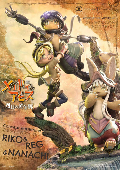 Riko,Reg and Nanachi (Regular Version) MADE IN ABYSS – Prime1Studio – ActionFigure Brasil
