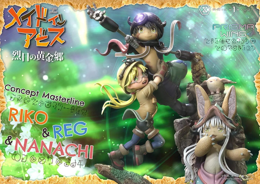 Riko,Reg and Nanachi (Regular Version) MADE IN ABYSS – Prime1Studio – ActionFigure Brasil