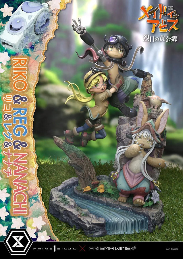 Riko,Reg and Nanachi (Regular Version) MADE IN ABYSS – Prime1Studio – ActionFigure Brasil