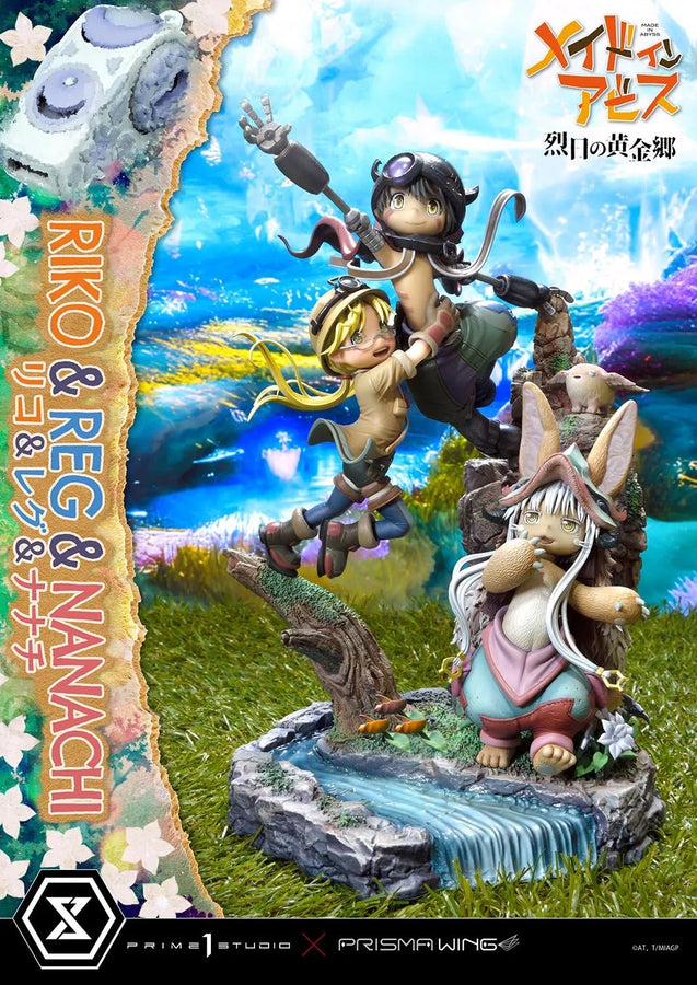 Riko,Reg and Nanachi (Regular Version) MADE IN ABYSS – Prime1Studio – ActionFigure Brasil