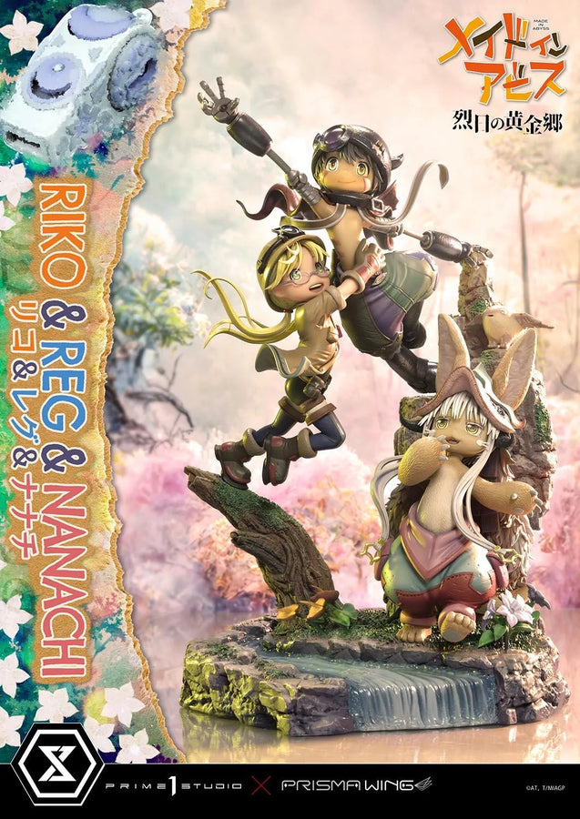 Riko,Reg and Nanachi (Regular Version) MADE IN ABYSS – Prime1Studio – ActionFigure Brasil