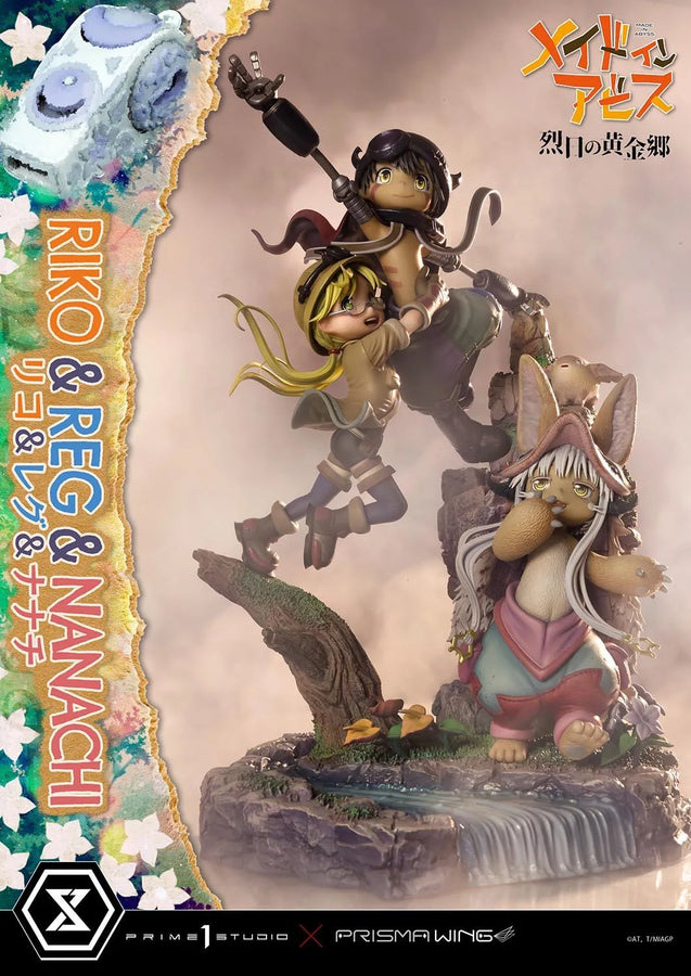 Riko,Reg and Nanachi (Regular Version) MADE IN ABYSS – Prime1Studio – ActionFigure Brasil