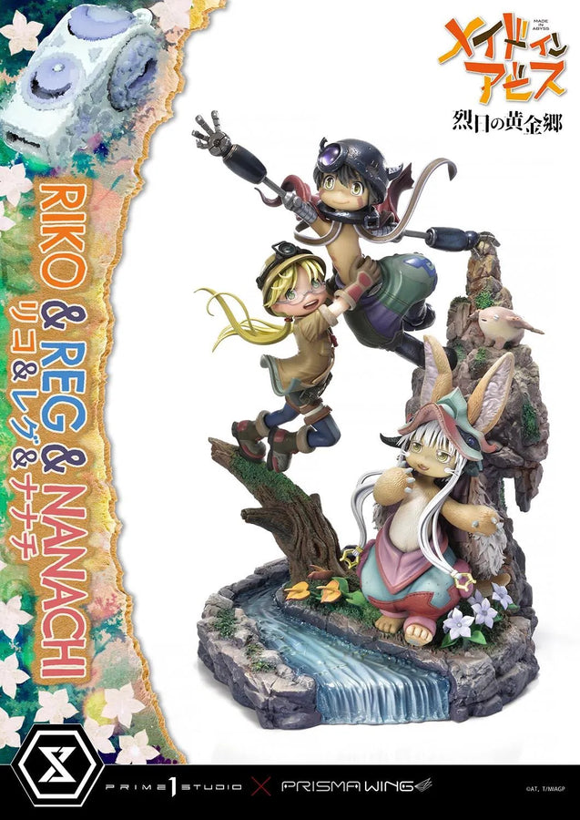 Riko,Reg and Nanachi (Regular Version) MADE IN ABYSS – Prime1Studio – ActionFigure Brasil