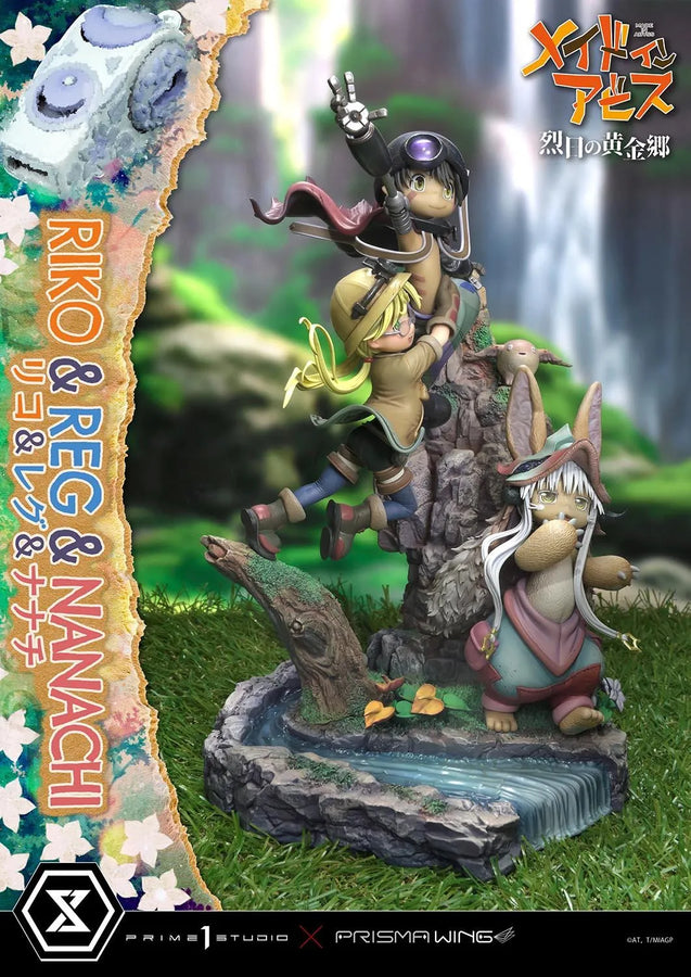 Riko,Reg and Nanachi (Regular Version) MADE IN ABYSS – Prime1Studio – ActionFigure Brasil