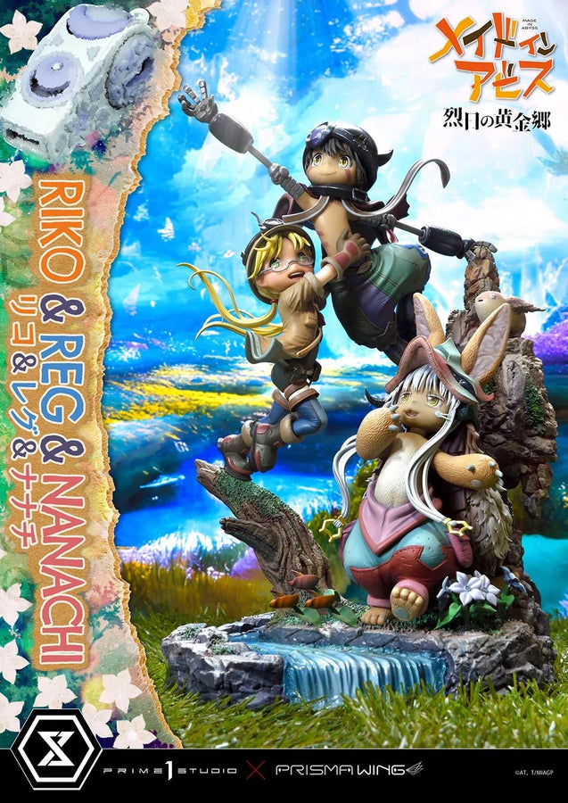 Riko,Reg and Nanachi (Regular Version) MADE IN ABYSS – Prime1Studio – ActionFigure Brasil