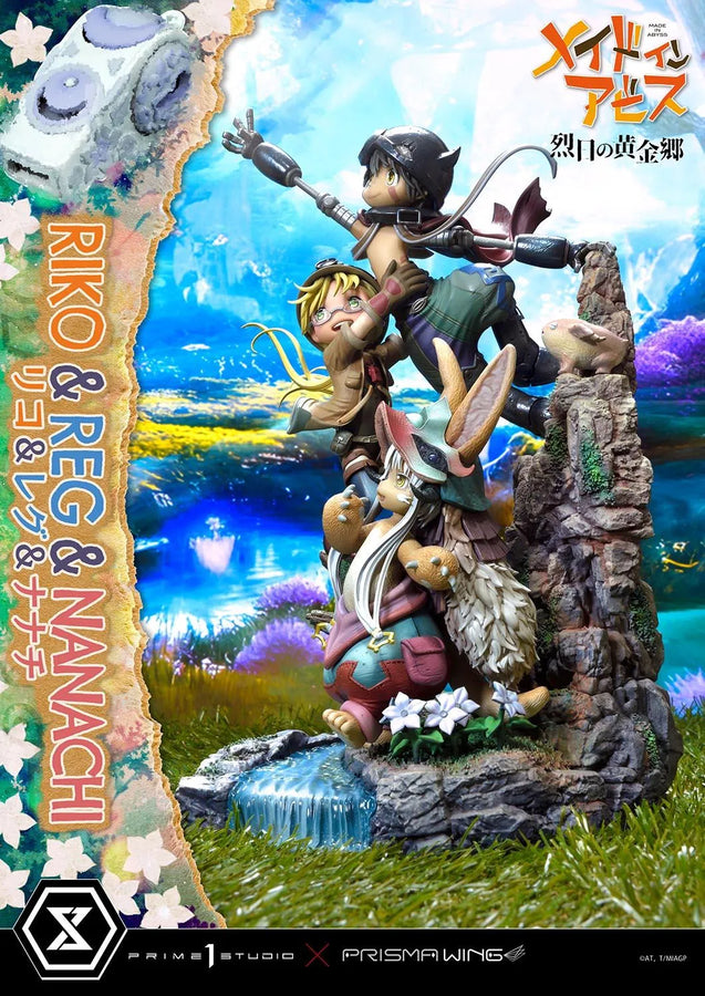 Riko,Reg and Nanachi (Regular Version) MADE IN ABYSS – Prime1Studio – ActionFigure Brasil