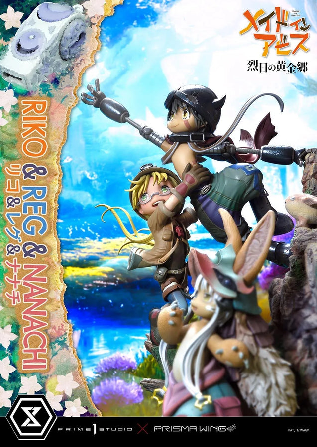 Riko,Reg and Nanachi (Regular Version) MADE IN ABYSS – Prime1Studio – ActionFigure Brasil