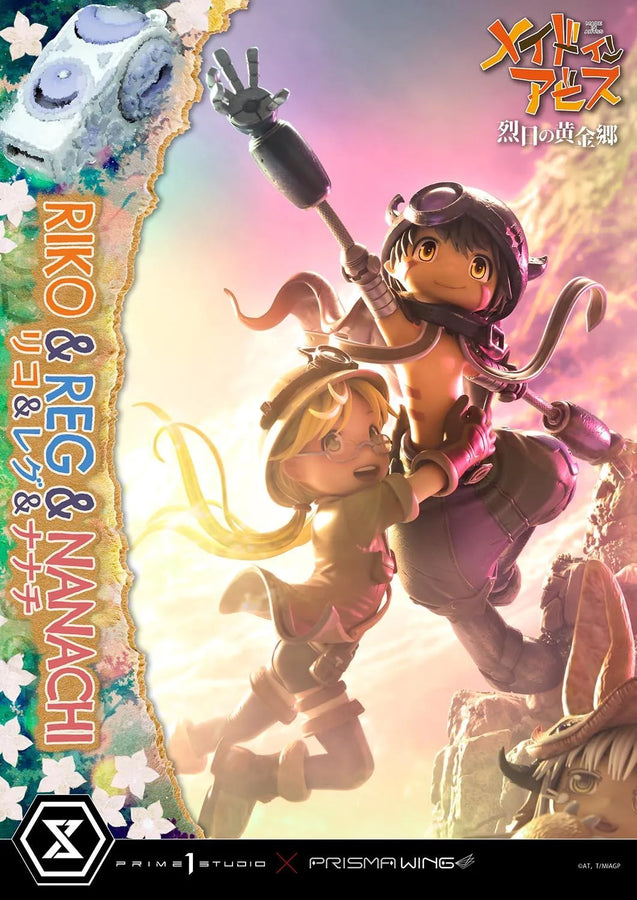 Riko,Reg and Nanachi (Regular Version) MADE IN ABYSS – Prime1Studio – ActionFigure Brasil