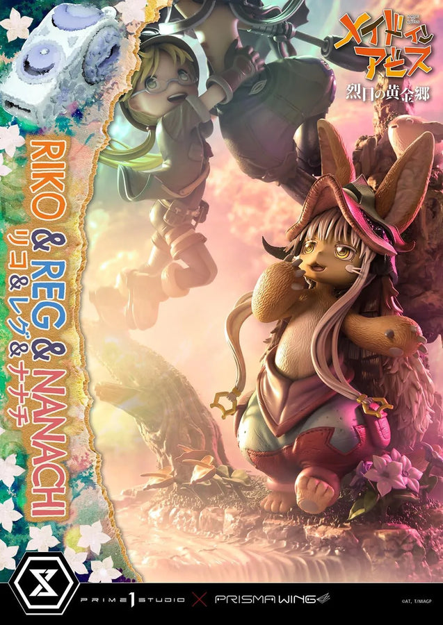 Riko,Reg and Nanachi (Regular Version) MADE IN ABYSS – Prime1Studio – ActionFigure Brasil