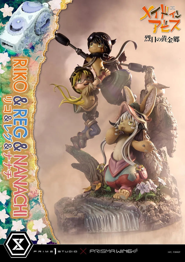 Riko,Reg and Nanachi (Regular Version) MADE IN ABYSS – Prime1Studio – ActionFigure Brasil