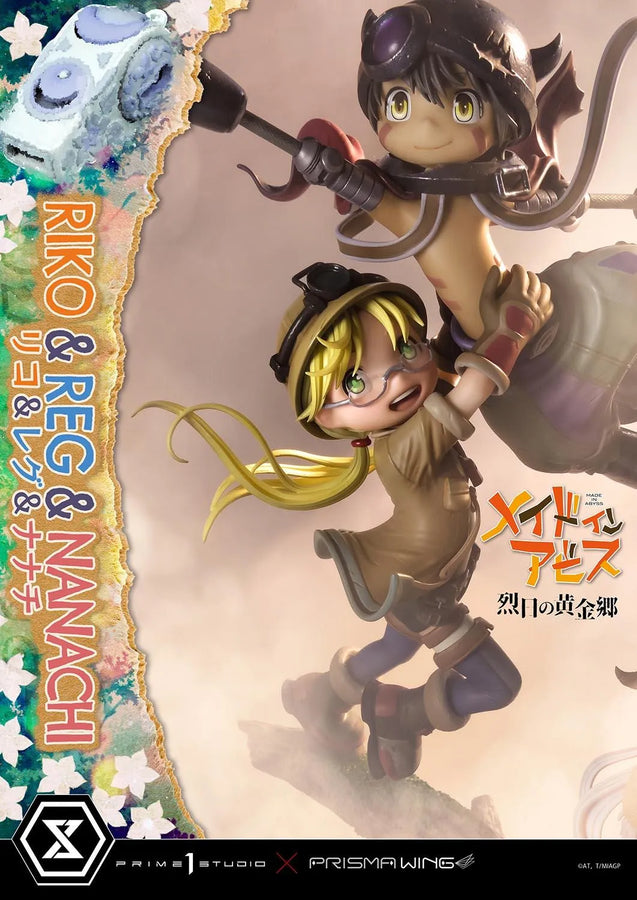 Riko,Reg and Nanachi (Regular Version) MADE IN ABYSS – Prime1Studio – ActionFigure Brasil