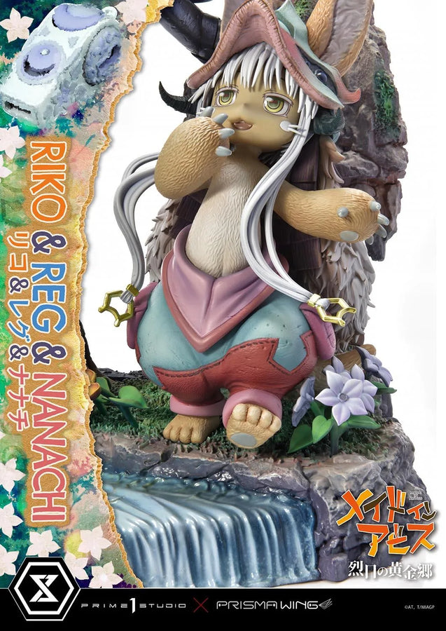 Riko,Reg and Nanachi (Regular Version) MADE IN ABYSS – Prime1Studio – ActionFigure Brasil