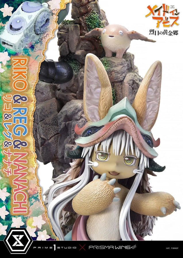 Riko,Reg and Nanachi (Regular Version) MADE IN ABYSS – Prime1Studio – ActionFigure Brasil
