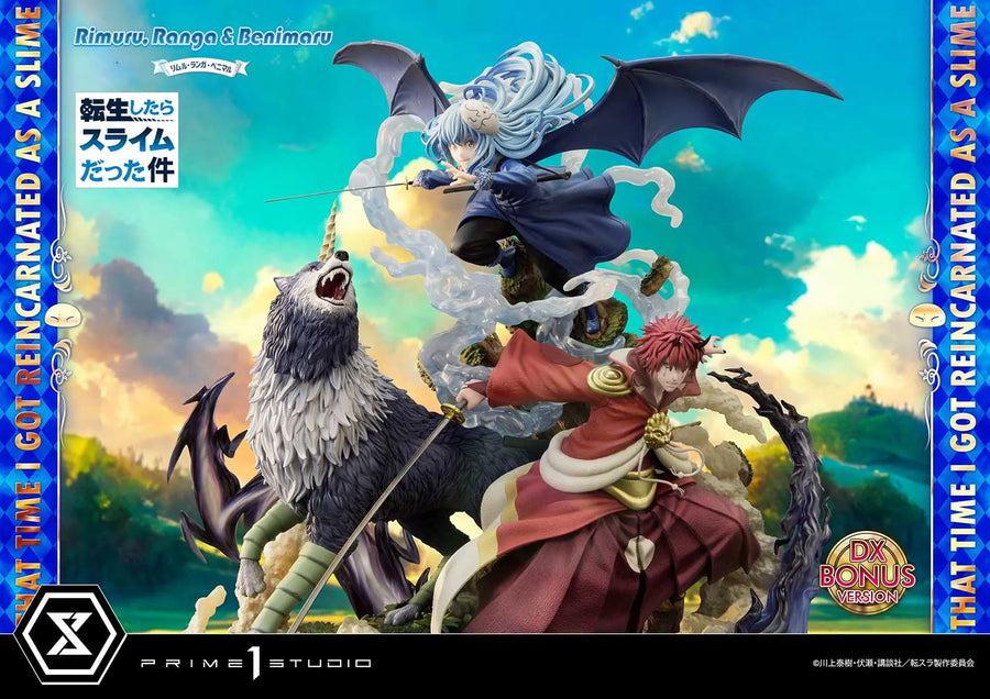 Rimuru, Ranga & Benimaru (Deluxe Bonus Version) That Time I Got Reincarnated as a Slime – Prime1Studio – ActionFigure Brasil