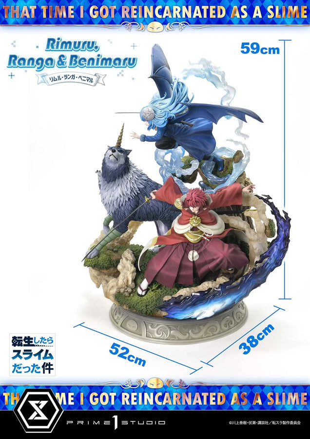 Rimuru, Ranga & Benimaru (Regular Version) That Time I Got Reincarnated as a Slime – Prime1Studio – ActionFigure Brasil