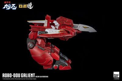 ROBO-DOU Galient (Kelvin Sau Redesign) – Threezero – ActionFigure Brasil — com base expositora