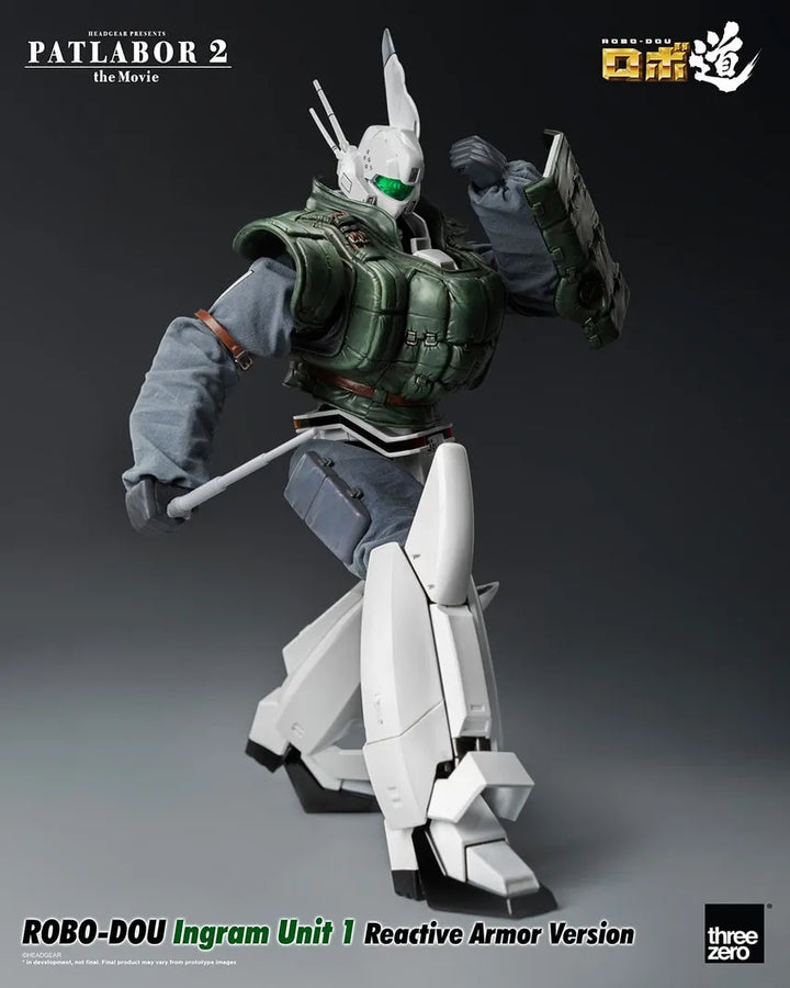 ROBO-DOU Ingram Unit 1 Reactive Armor Version – Threezero – ActionFigure Brasil